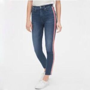 Gap High Rise True Skinny Ankle Jeans with Secret Smoothing Pockets